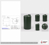 5000 Gallon Plastic Vertical Water Storage Tank in Green