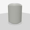 400 Gallon Crosslink Vertical Storage Tank in White