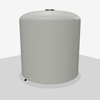 6000 Gallon Plastic Vertical Liquid Storage Tank in White