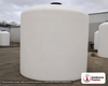 4500 Gallon HDPE Vertical Liquid Storage Tank with ASTM Certification. Polyethylene; White; 142" H x 102" W x 102" L.