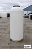 300 Gallon HDPE Vertical Liquid Storage Tank. Polyethylene; White; dimensions 80.0in H x 35.0in W x 35.0in L; 65.0 lb empty; 1.9 specific gravity rating. Manufacturer part number SII-1630000C26. Sold by OneSource Plastics (https://www.onesourceplastics.com).