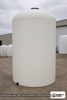 5000 Gallon Plastic Vertical Liquid Storage Tank. Polyethylene; White; dimensions 154.0in H x 102.0in W x 102.0in L; 950.0 lb empty; 1.9 specific gravity rating. Manufacturer part number SII-1002100C37. Sold by OneSource Plastics (https://www.onesourceplastics.com).
