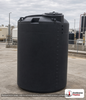 550 Gallon HDPE Vertical Liquid Storage Tank with ASTM Certification. Polyethylene; Black; 75" H x 48" W x 48" L.