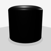 3000 Gallon Plastic Vertical Liquid Storage Tank in Black