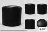 3000 Gallon Plastic Vertical Liquid Storage Tank in Black