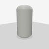 400 Gallon Plastic Vertical Liquid Storage Tank in Mocha