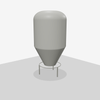 3900 Gallon 30 Degree Plastic Cone Bottom Tank