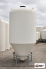 3900 Gallon 30 Degree Plastic Cone Bottom Tank in White. Polyethylene; White; dimensions 179.75in H x 90.0in W x 90.0in L; 900.0 lb empty; 1.5 specific gravity rating. Manufacturer part number SII-5440000N43. Sold by OneSource Plastics (https://www.onesourceplastics.com).