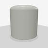 3000 Gallon HDPE Vertical Liquid Storage Tank in White