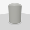500 Gallon Plastic Vertical Chemical Storage Tank in White