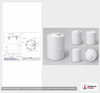 Dimensional spec drawing for Snyder Industries 3900 Gallon Vertical Storage Tank (90" L x 90" W x 163" H)