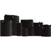 1000 Gallon Black Heavy Duty Vertical Storage Tank