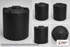 750 Gallon Black Heavy Duty Vertical Storage Tank