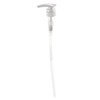 28-400 White Ribbed PP Lotion Pump - DCPD28400110W