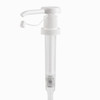 38-400 White PP Ribbed Lotion Pump with Orifice Cap - DCPD384001OZW