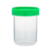 Thermo Scientific Samco Clicktainer 120 ml PP Plastic Leakproof Specimen Vial - 3122B03GRN