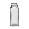 4 oz Clear Glass French Square Bottles - Bulk Pallet - 4225B07BULK