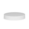 89-400 White PP Smooth Caps (F217 Foam Liner) - 347581