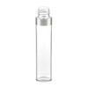 .25 oz Clear PET Cosmetic Vial With Silver Band - 318441