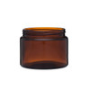16 oz Amber Glass Straight Sided Squat Jars *Bulk Pallet* - 5001B59BULK