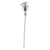 24-410 Matte Silver and White Smooth Lotion Pump - DCPD24410950M