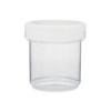 Thermo Scientific Samco Clicktainer 90 ml PP Plastic Leakproof Specimen Vial - 3122B01WHT