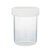Thermo Scientific Samco Clicktainer 120 ml PP Plastic Leakproof Specimen Vial - 3122B03WHT