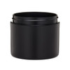 4 oz Black PP/PP Plastic Double Wall Straight Base Jars (Cap Not Included) - 2511B55-B