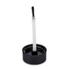 24-400 Black Phenolic 2.5in Brush Caps - 411