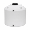 1100 gallon plastic vertical chemical storage tank in white