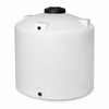 1100 gallon plastic vertical water storage tank in white