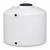 1200 gallon plastic vertical liquid storage tank in white