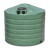 LOCKED - 1320 Gallon Plastic Vertical Rainwater Harvesting Tank in Forest Green