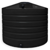 LOCKED - 1320 Gallon Plastic Vertical Water Storage Tank in Black