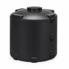 2500 gallon plastic vertical water storage tank in black