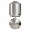 3000 gallon 30 degree hdpe vertical cone bottom tank with po
