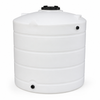 6000 gallon plastic vertical liquid storage tank in white no