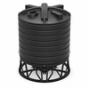8000 gallon 15 degree plastic cone bottom tank with sta drawing true
