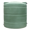 LOCKED - 865 Gallon Plastic Vertical Rainwater Harvesting Tank in Forest Green