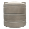 LOCKED - 865 Gallon Plastic Vertical Water Storage Tank in Mocha
