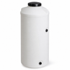 100 gallon plastic vertical water storage tank in green