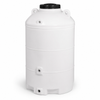 165 gallon plastic vertical liquid storage tank in white