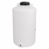 165 gallon vertical water storage tank in white
