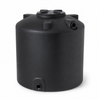 200 gallon plastic vertical water storage tank in black
