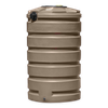 LOCKED - 205 Gallon Plastic Vertical Rainwater Harvesting Tank in Mocha