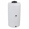 250 gallon plastic vertical liquid storage tank in white