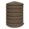 LOCKED - 420 Gallon Plastic Vertical Water Storage Tank in Dark Brown