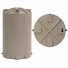 5000 gallon plastic vertical water storage tank in gree drawing true