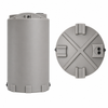 5000 gallon plastic vertical water storage tank in yell drawing true
