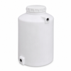 65 gallon plastic vertical water storage tank in green